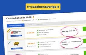 Bästa insättningsbonus casino & svenska bonusregler (2024).
